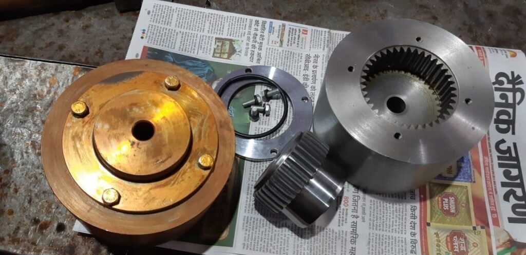 Crane Gear coupling breake drum